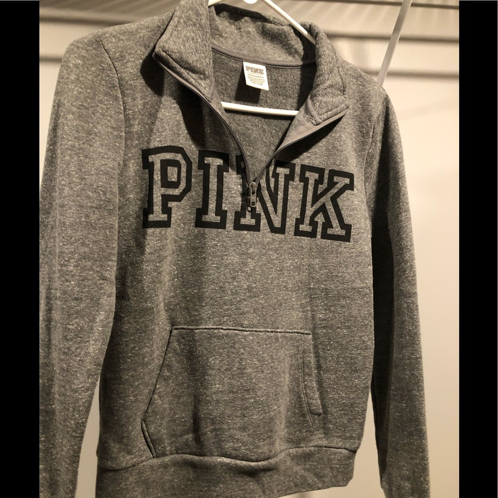 Victoria Secret pink grey sweatshirt xs